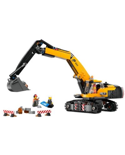 Constructor  LEGO City - Excavator galben de construcții (60420)  - 3