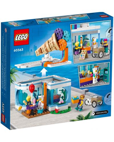Constructor LEGO City - Magazin de înghețată (60363) - 2