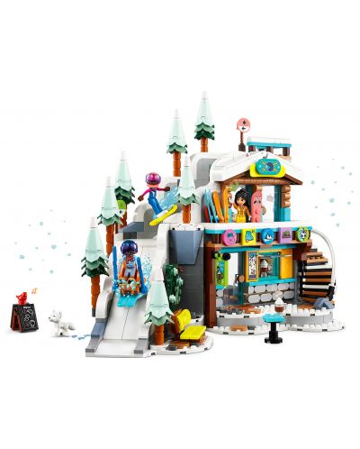 Set de construcții LEGO Friends - Pârtie de schi și cafenea (41756) - 3