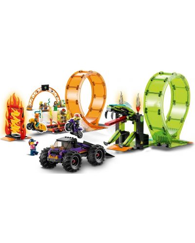 Constructor Lego City - Arena de cascadorii cu doua lupe (60339) - 4