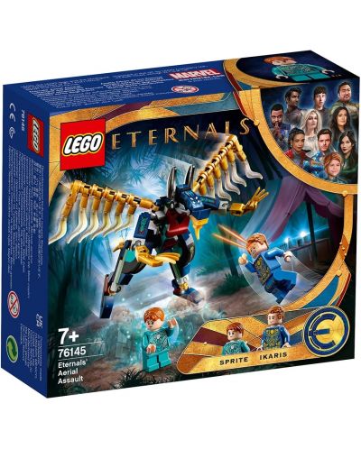 Constructor Lego Marvel Super Heroes - Atac aerian al Eternals (76145) - 1