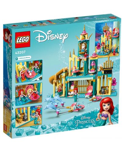Constructor Lego Disney Princess - Palatul subacvatic al lui Ariel (43207)	 - 2