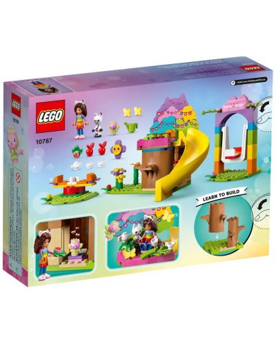 Constructor LEGO Gabby's Dollhouse - Petrecerea în grădină a Zânei Kitty (10787) - 7