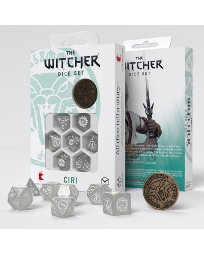 Set de zaruri The Witcher Dice Set: Ciri - The Lady of Space and Time - 3