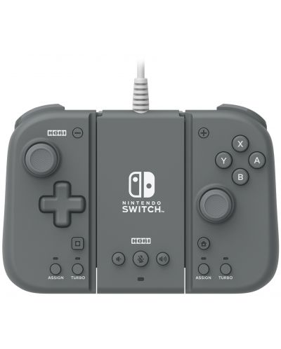 Controller Hori - Split Pad Compact Attachment Set, gri (Nintendo Switch) - 1