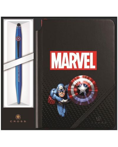 Cross Tech2 - Set notebook și pixuri Marvel Captain America, A5 - 1