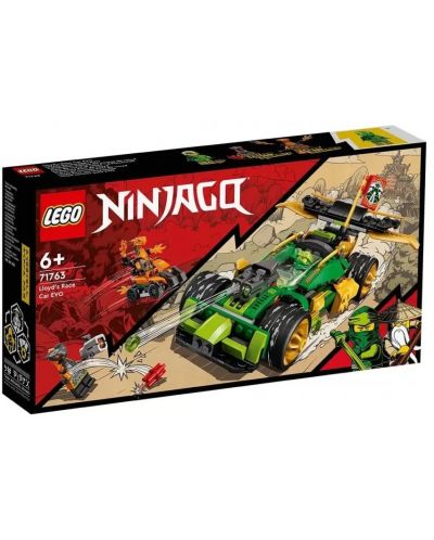 Set constructie Ninjago - Lego Masina de curse EVO a lui Lloyd (71763) - 1