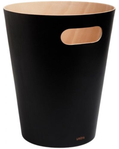 Coș de gunoi Umbra - Woodrow, 7.5 L, negru - 1