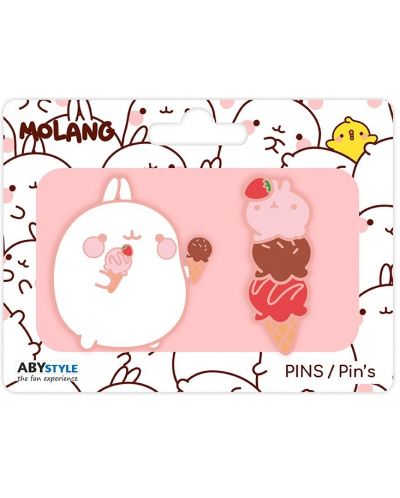 Set de insigne  ABYstyle Animation: Molang - Ice Cream - 3