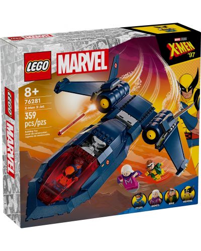 Constructor LEGO Marvel Super Heroes - X-Javionul cu reactie lui X-Men (76281) - 1
