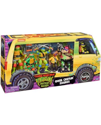 Set de figuri  TMNT Mutant Mayhem - Teenage Mutant Ninja Turtles Full Mayhem Journey - 2