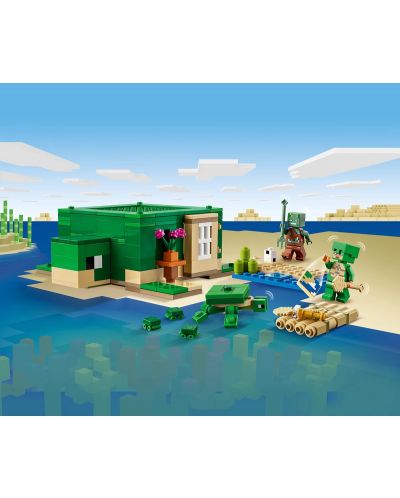 Constructor LEGO Minecraft - Casa țestoasei de pe plajă (21254) - 5