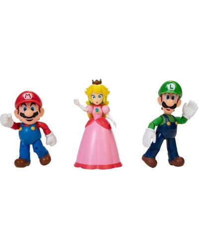 Set figurine de acțiune Jakks Pacific - Super Mario, 3 buc - 4