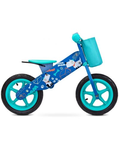 Bicicleta pentru balans Toyz - Zap, albastra - 1