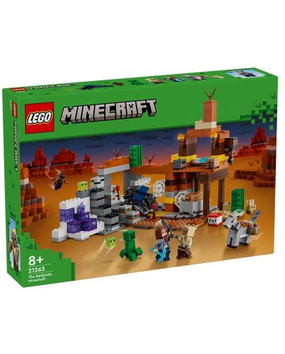 Constructor LEGO Minecraft - Mină în terenurile sterpe (21263) - 1
