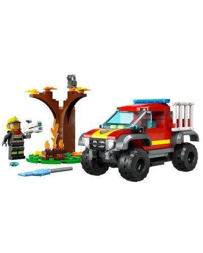 LEGO City - Camion de pompieri 4x4 (60393) - 3