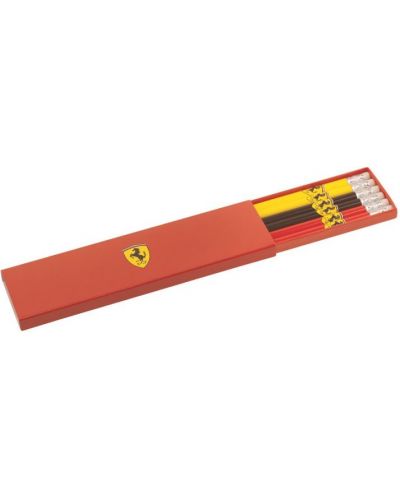 Set de creioane colorate Ferrari - 6 culori - 1