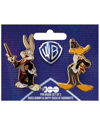 Set insigne CineReplicas Animation: Looney Tunes - Bugs and Daffy at Hogwarts (WB 100th) - 5