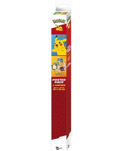 Set mini poster ABYstyle Games: Pokemon - Characters - 4