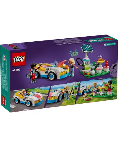 Constructor LEGO Friends - Mașină electrică și încărcător (42609) - 7