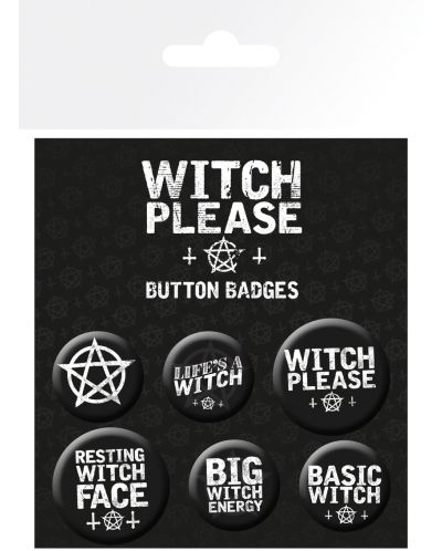 Set insigne GB eye Humor: Witch Please - Basic Witch - 1