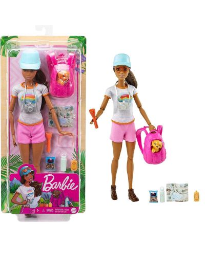 Set Mattel Barbie Wellness - Timp pentru plimbare in natura, cu catelus - 2
