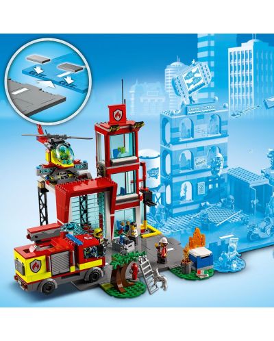 Constructor Lego City -  Remiza de pompieri (60320) - 8
