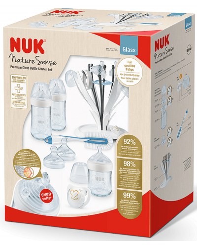 Nuk Nature Sense Temperature Control - Set de sticle de sticlа Premium Softer, 8 bucаti - 1