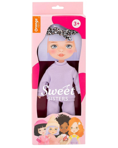 Orange Toys Sweet Sisters - Set de păpuși cu trening violet	 - 1