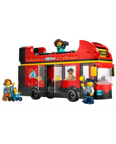 Constructor  LEGO City - Autobuz turistic roșu cu etaj(60407) - 4