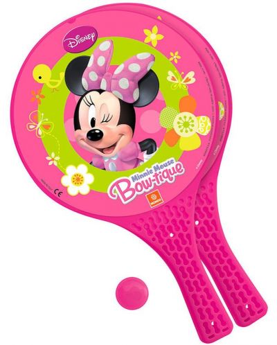 Set tenis de masa Mondo - Minnie Mouse, palete si minge - 1