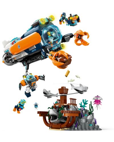 Constructor LEGO City - Submarin de cercetare în mare adâncime (60379) - 3