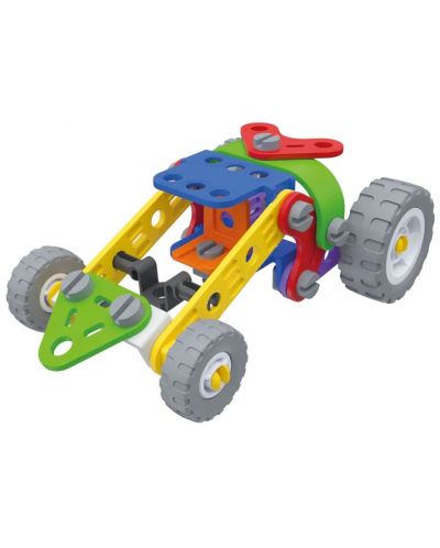 Roy Toy Build Technic - Mașină, 63 piese - 1