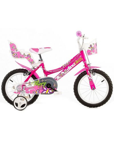 Biciclete pentru copii Dino Bikes - Fuxia, 14" - 1