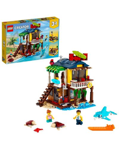 Set de construit Lego Creator - Casa pe plaja, pentru surf (31118) - 2