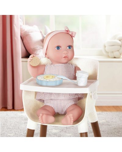 Set de păpuși Battat Lulla Baby - Scaun de sufragerie si accesorii, 14 bucati - 4