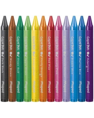 Set vopsele pastelate Maped Color Peps, 12 culori - 2