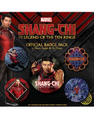 Set insigne Pyramid Marvel: Shang-Chi - Kung Fu Master - 1