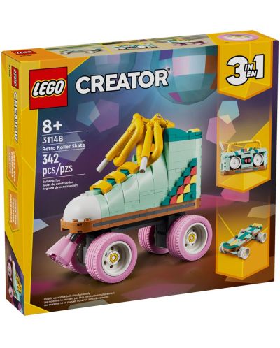 Constructor LEGO Creator 3 în 1 - Patine cu role retro (31148) - 1