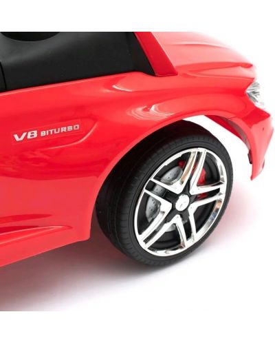 Mașină pentru călărie Baby Mix - Mercedes Benz AMG C63 Coupe, roșie - 4