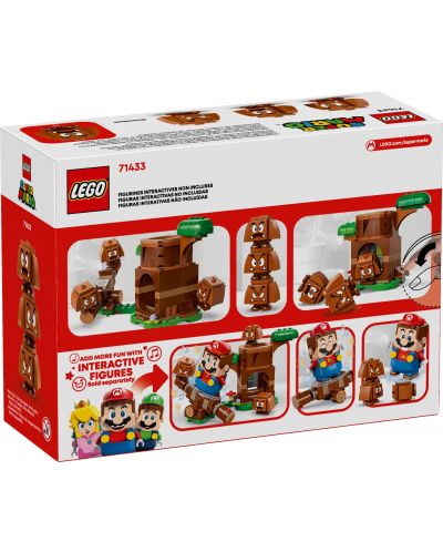 Constructor  LEGO Super Mario - Teren de joacă pentru  Goomba (71433) - 2