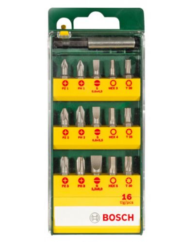 Set de biți Bosch - 16 piese - 1