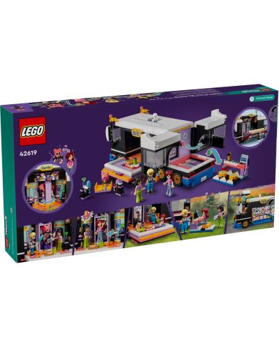 Constructor LEGO Friends -Autobuz de turism pop star (42619) - 9