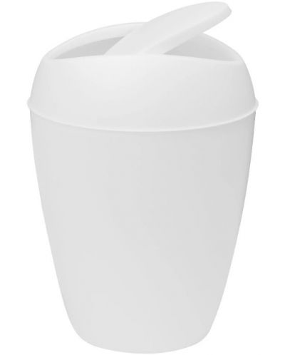 Coș de gunoi Umbra - Twirla, 9 l, alb - 1