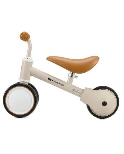 Bicicleta de echilibru  KinderKraft - Cutie, bej deschis - 4