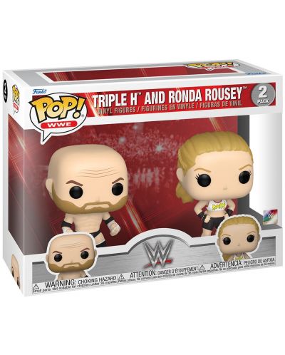 Funko POP! sport: WWE - Triple H și Ronda Rousey - 2