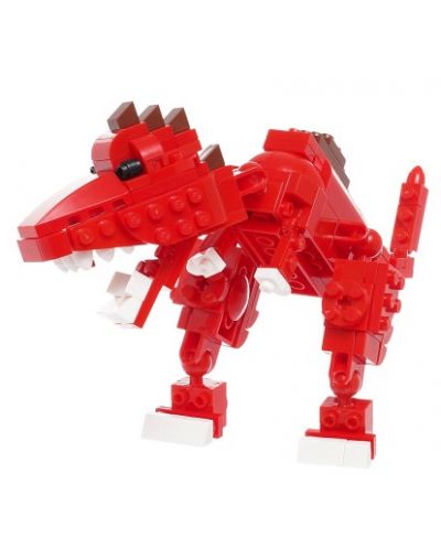 Constructor BanBao - Red Dinosaur, 159 bucăți - 4