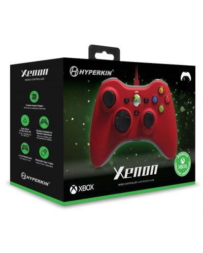 Controller Hyperkin - Xenon, roșu (Xbox One/Series X/S/PC) - 5