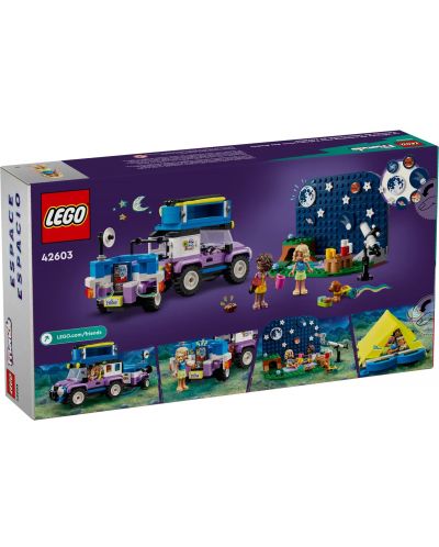 Constructor LEGO Friends -Jeep de camping pentru observarea stelelor (42603) - 8