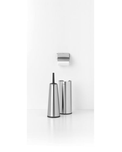Set de 3 accesorii pentru toaletă Brabantia - ReNew, Matt Steel - 5
